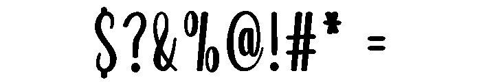 Quiet Font OTHER CHARS