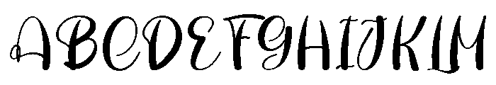 Quiet Font UPPERCASE