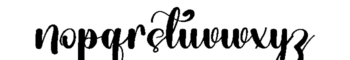 Quiet Font LOWERCASE