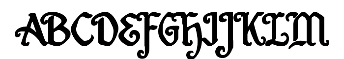 Quill Sword Bold Font UPPERCASE