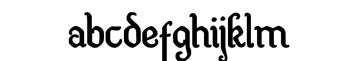 Quill Sword Bold Font LOWERCASE