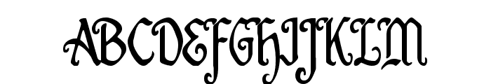 Quill Sword Condensed Font UPPERCASE