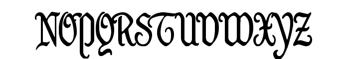 Quill Sword Condensed Font UPPERCASE