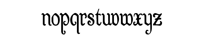 Quill Sword Condensed Font LOWERCASE