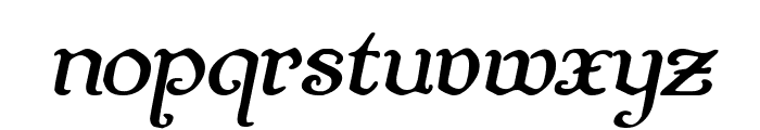 Quill Sword Expanded Italic Font LOWERCASE
