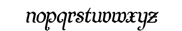 Quill Sword Italic Font LOWERCASE