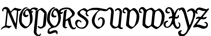 Quill Sword Rotated 2 Font UPPERCASE