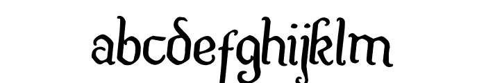 Quill Sword Rotated 2 Font LOWERCASE