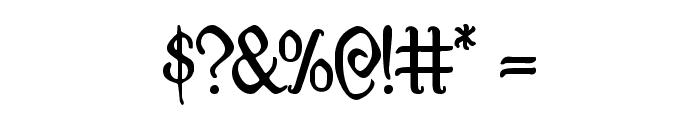 Quill Sword Font OTHER CHARS