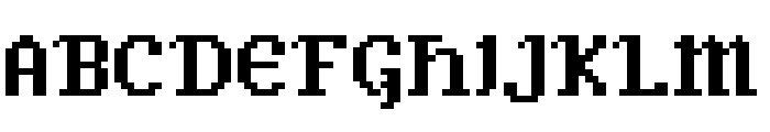Quill and Antler Expanded Regular Font UPPERCASE