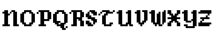 Quill and Antler Expanded Regular Font UPPERCASE