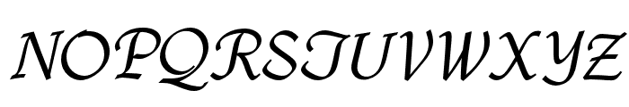 QuillOpti-Regular Font UPPERCASE