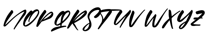 Quillajas Script Italic Font UPPERCASE
