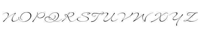 Quilline Script Thin Font UPPERCASE