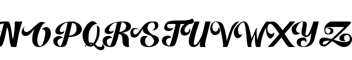 Quillotha Font UPPERCASE