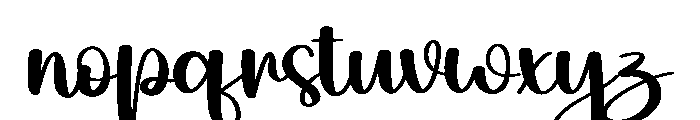 Quilt Font LOWERCASE
