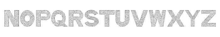 QuiltedStippled Font LOWERCASE