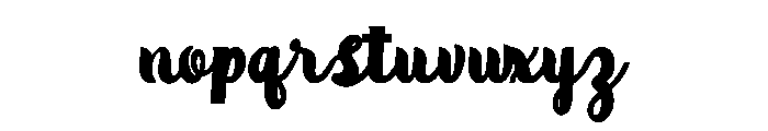 Quince Font LOWERCASE