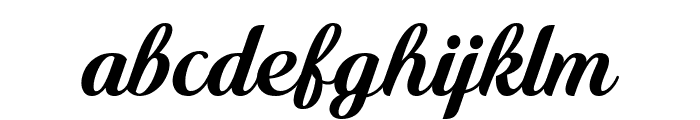 Quincho Script PERSONAL USE Font LOWERCASE