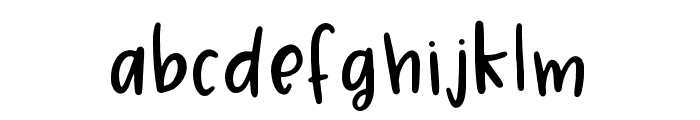 Quincy Regular Font LOWERCASE