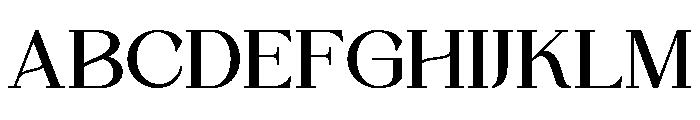 Quinela Regular Font UPPERCASE