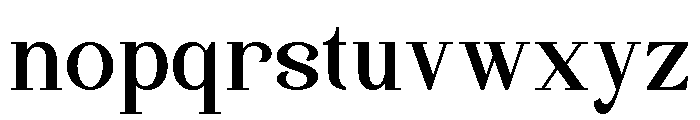 Quinela Regular Font LOWERCASE