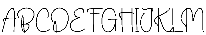 Quinlan Font UPPERCASE