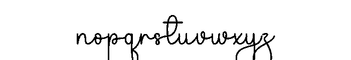 Quinlan Font LOWERCASE