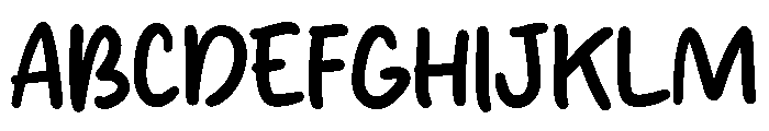 Quirk Inky Font UPPERCASE