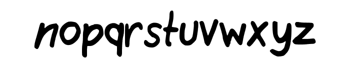Quirking Font LOWERCASE