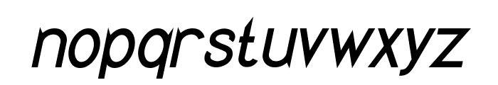 Quirkus Italic Font LOWERCASE