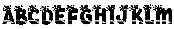 Quirky Jingle Font UPPERCASE