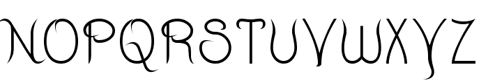 Quixotte Font UPPERCASE
