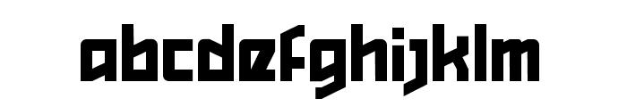 Quizzical Pitch Regular Font LOWERCASE