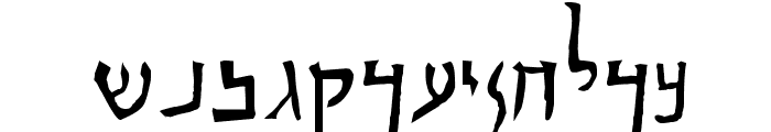 Qumran Caves Font UPPERCASE