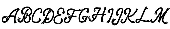 Qunanty FREE Font UPPERCASE