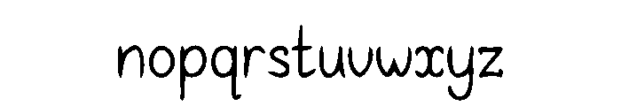 Qundeasy Only For Personal Use Regular Font LOWERCASE
