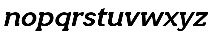 QuotusBold-Italic Font LOWERCASE
