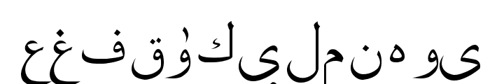 Quran Standard Font LOWERCASE