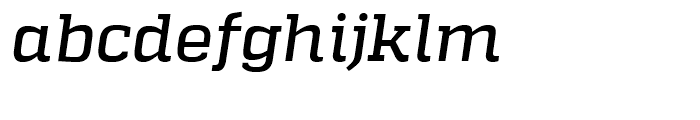 Quadon Medium Italic Font LOWERCASE