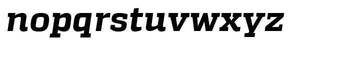 Quadon UltraBold Italic Font LOWERCASE