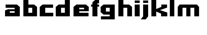 Quadrangle Regular Font LOWERCASE