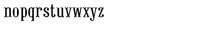 Quadrille 2 Regular Font LOWERCASE