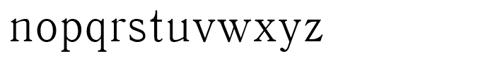 Quant Antiqua Regular Font LOWERCASE