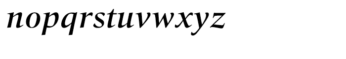Quant Medium Italic Font LOWERCASE