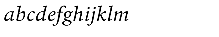 Quant Text Italic Font LOWERCASE