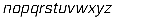 Quarca Extended Regular Italic Font LOWERCASE