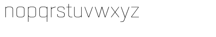 Quarca Extended Thin Font LOWERCASE