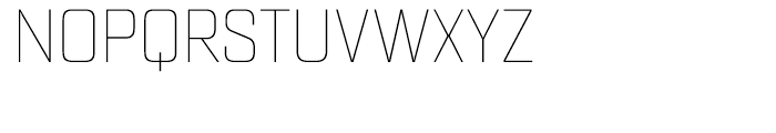 Quarca Normal Thin Font UPPERCASE