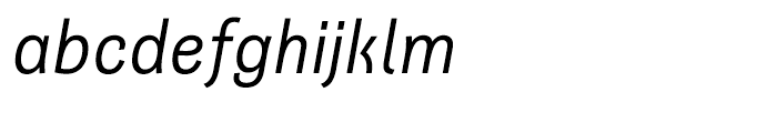 Quartal Extended Italic Font LOWERCASE